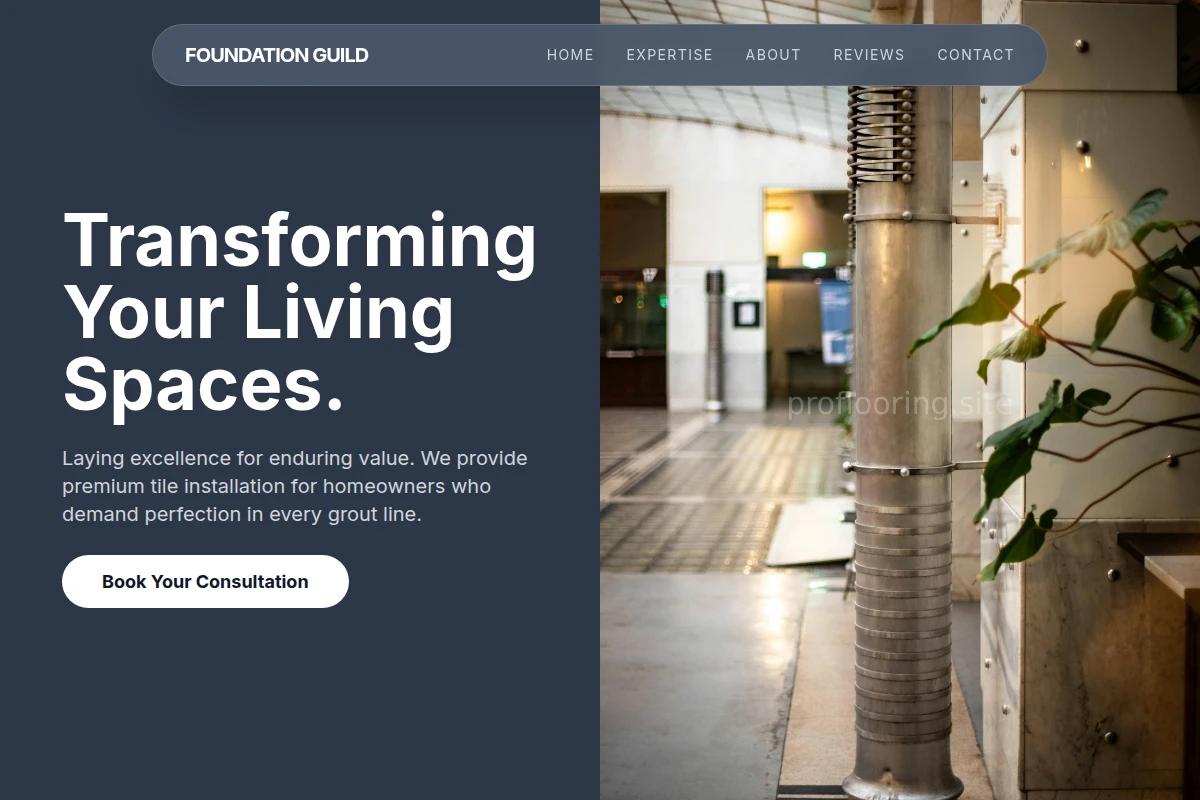 Transition Tile Installation